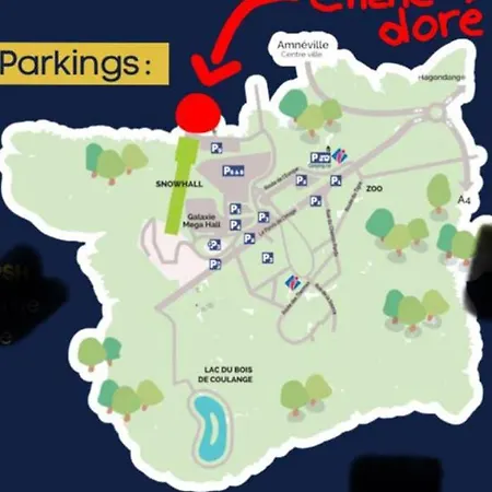 Prestige Le Chene Dore Climatise Avec Terrasse Au Coeur Du Centre Touristique Cite Des Loisirs 200 M Du Galaxie Parking Gratuit Privatif *